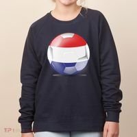 Soccer Ball Country Flag Netherlands Women's Sweatshirt thumb 0