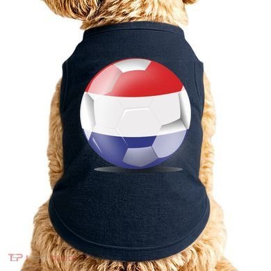 Soccer Ball Country Flag Netherlands Doggie Tank