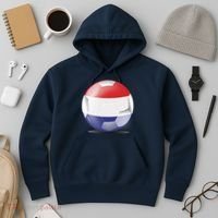 Soccer Ball Country Flag Netherlands Hoodie thumb 3
