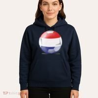 Soccer Ball Country Flag Netherlands Hoodie thumb 5