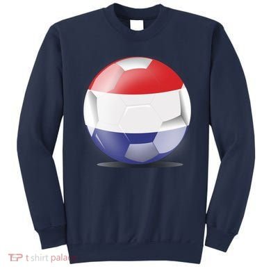 Soccer Ball Country Flag Netherlands Sweatshirt