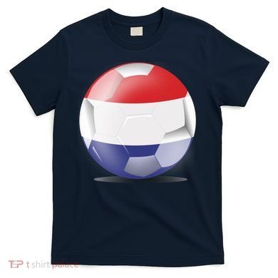Soccer Ball Country Flag Netherlands T-Shirt