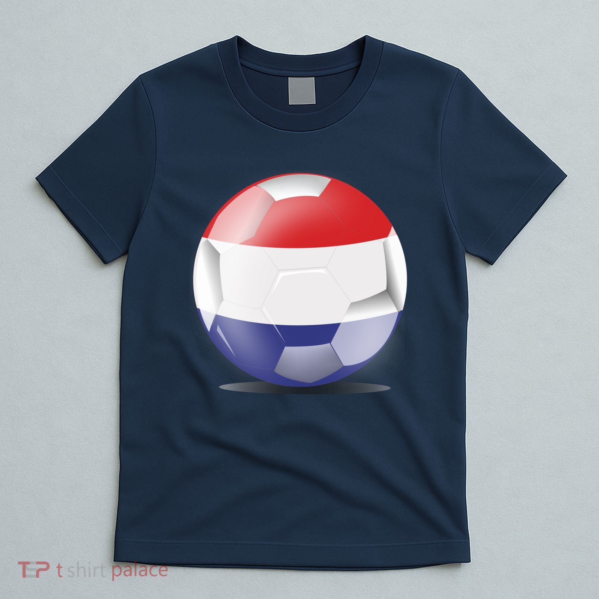Soccer Ball Country Flag Netherlands T-Shirt