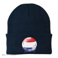 Soccer Ball Country Flag Netherlands Beanie thumb 0