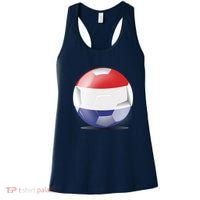 Soccer Ball Country Flag Netherlands Women's Tank Top thumb 0