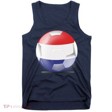 Soccer Ball Country Flag Netherlands Tank Top