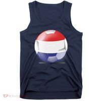 Soccer Ball Country Flag Netherlands Tank Top thumb 0