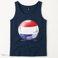 Soccer Ball Country Flag Netherlands Tank Top thumb 2