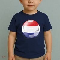 Soccer Ball Country Flag Netherlands Toddler T-Shirt thumb 2