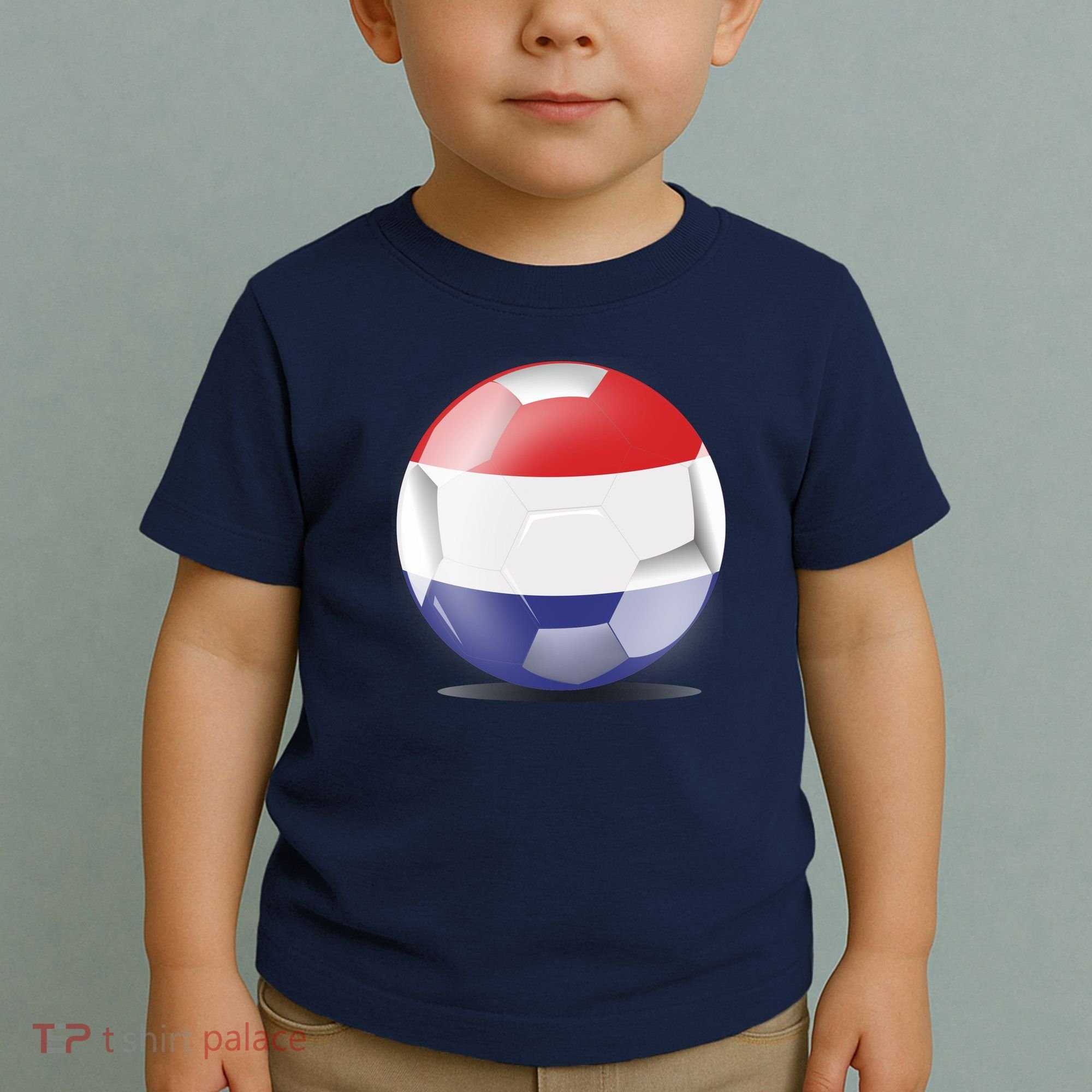 Soccer Ball Country Flag Netherlands Toddler T-Shirt