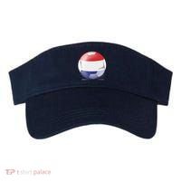 Soccer Ball Country Flag Netherlands Visor thumb 0