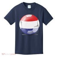 Soccer Ball Country Flag Netherlands Kids T-Shirt thumb 0