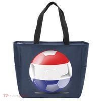 Soccer Ball Country Flag Netherlands Tote Bag thumb 0