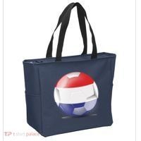 Soccer Ball Country Flag Netherlands Tote Bag thumb 2