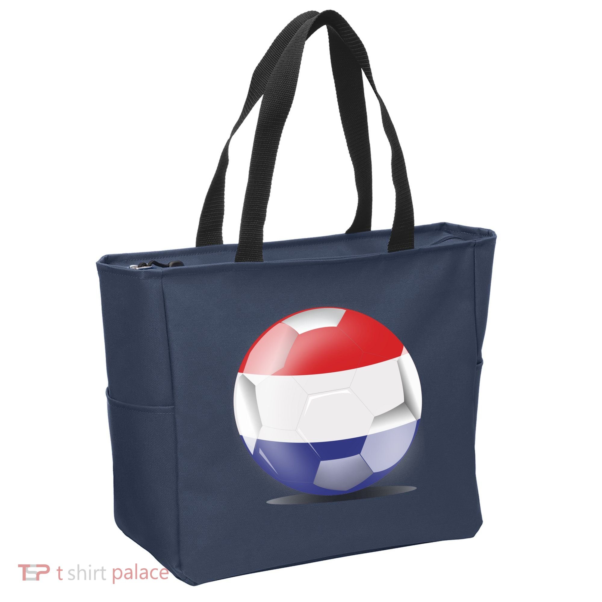 Soccer Ball Country Flag Netherlands Tote Bag
