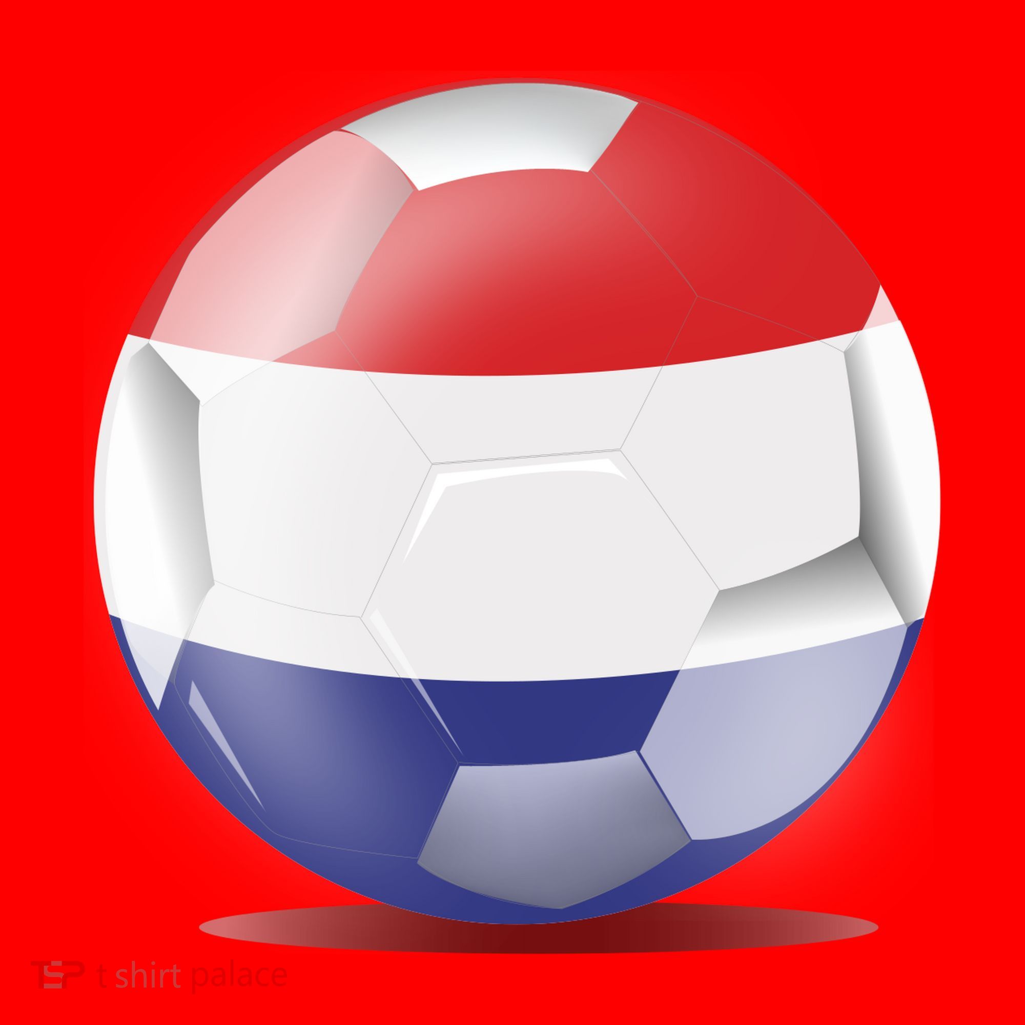 Soccer Ball Country Flag Netherlands Santa Hat