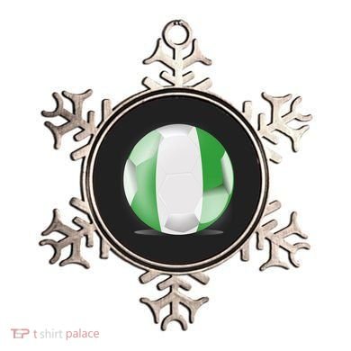 Soccer Ball Country Flag Nigeria Ornament