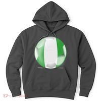 Soccer Ball Country Flag Nigeria Hoodie thumb 0