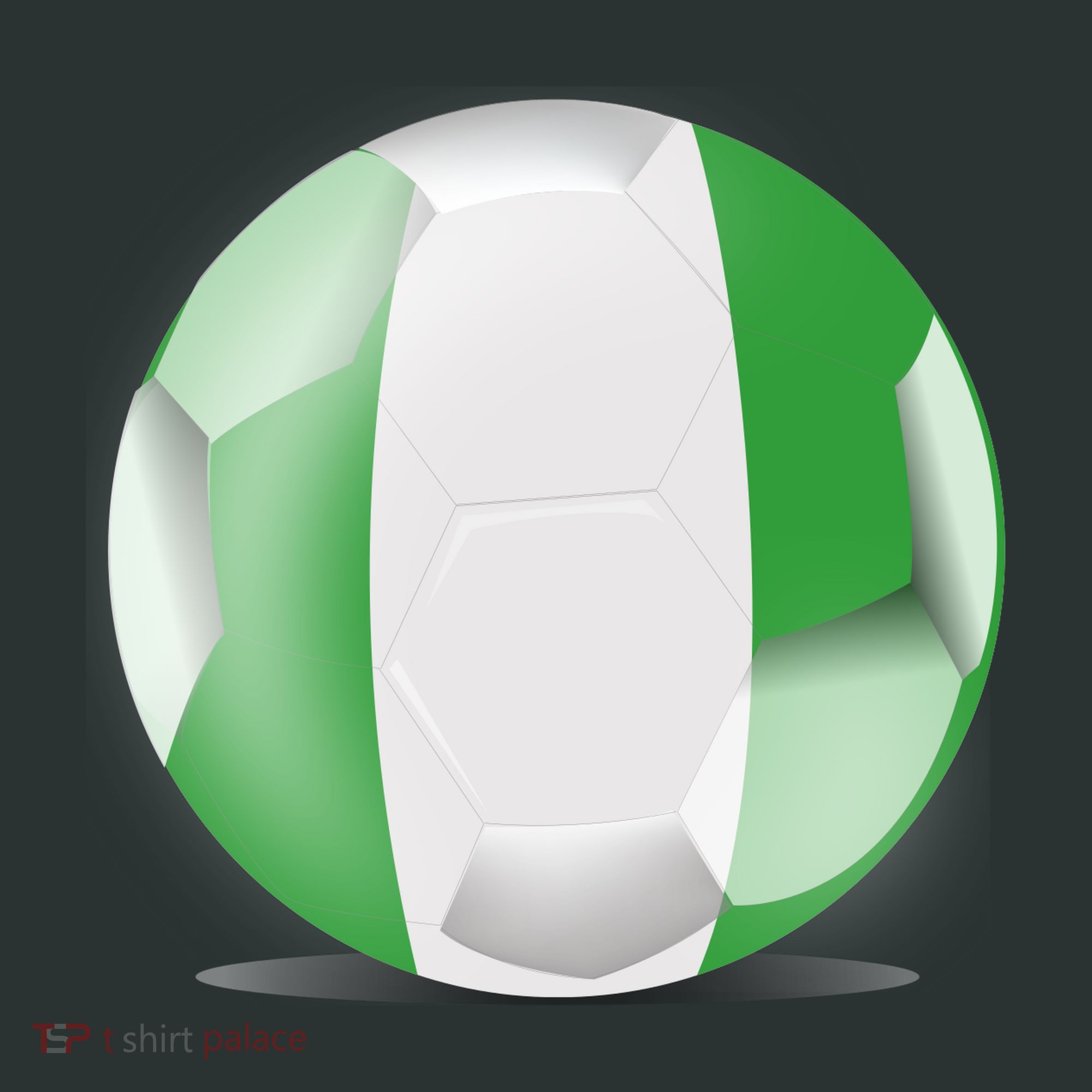 Soccer Ball Country Flag Nigeria Sweatshirt