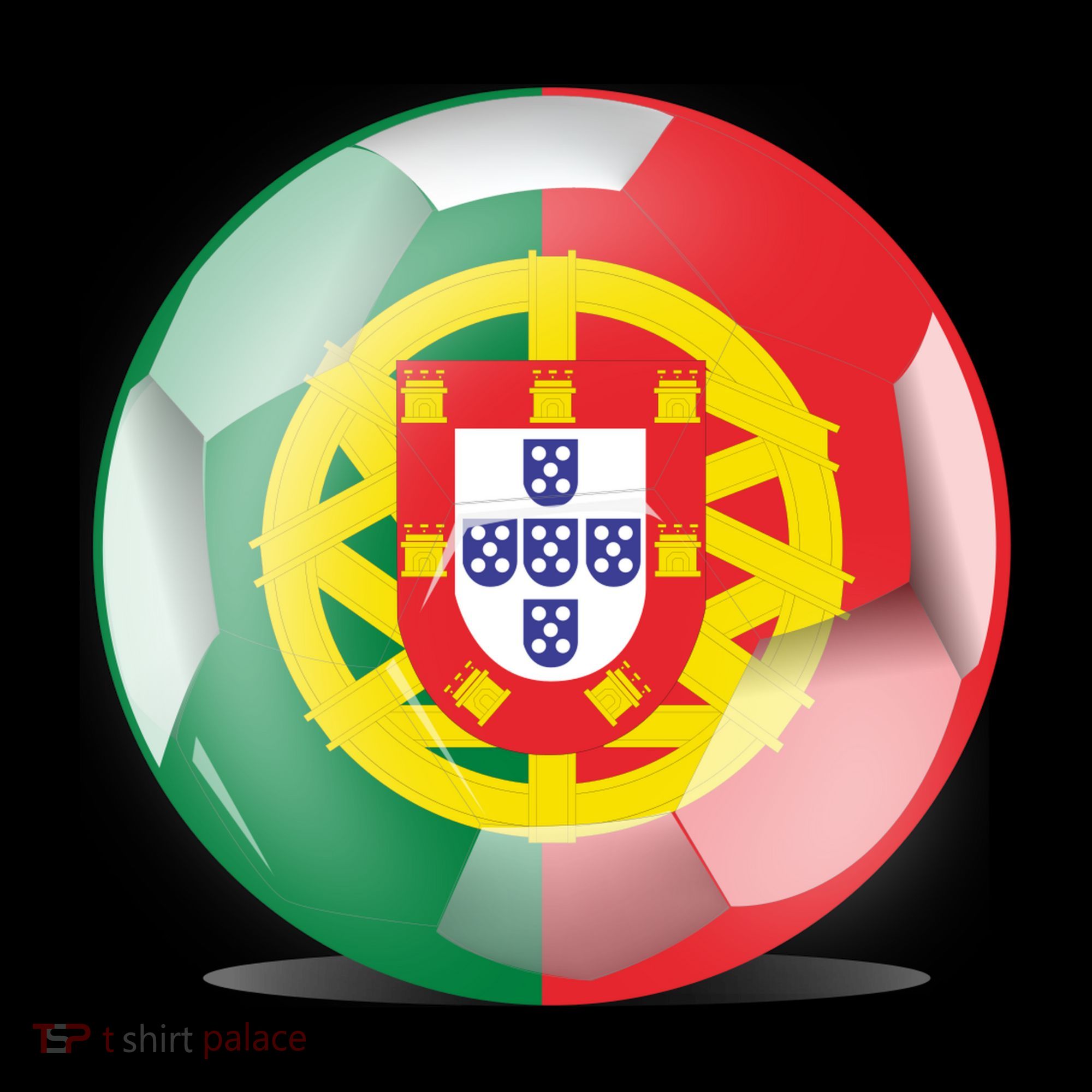 Soccer Ball Country Flag Portugal Coffee Mug