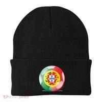 Soccer Ball Country Flag Portugal Beanie thumb 0