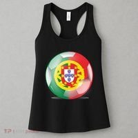 Soccer Ball Country Flag Portugal Women's Tank Top thumb 3