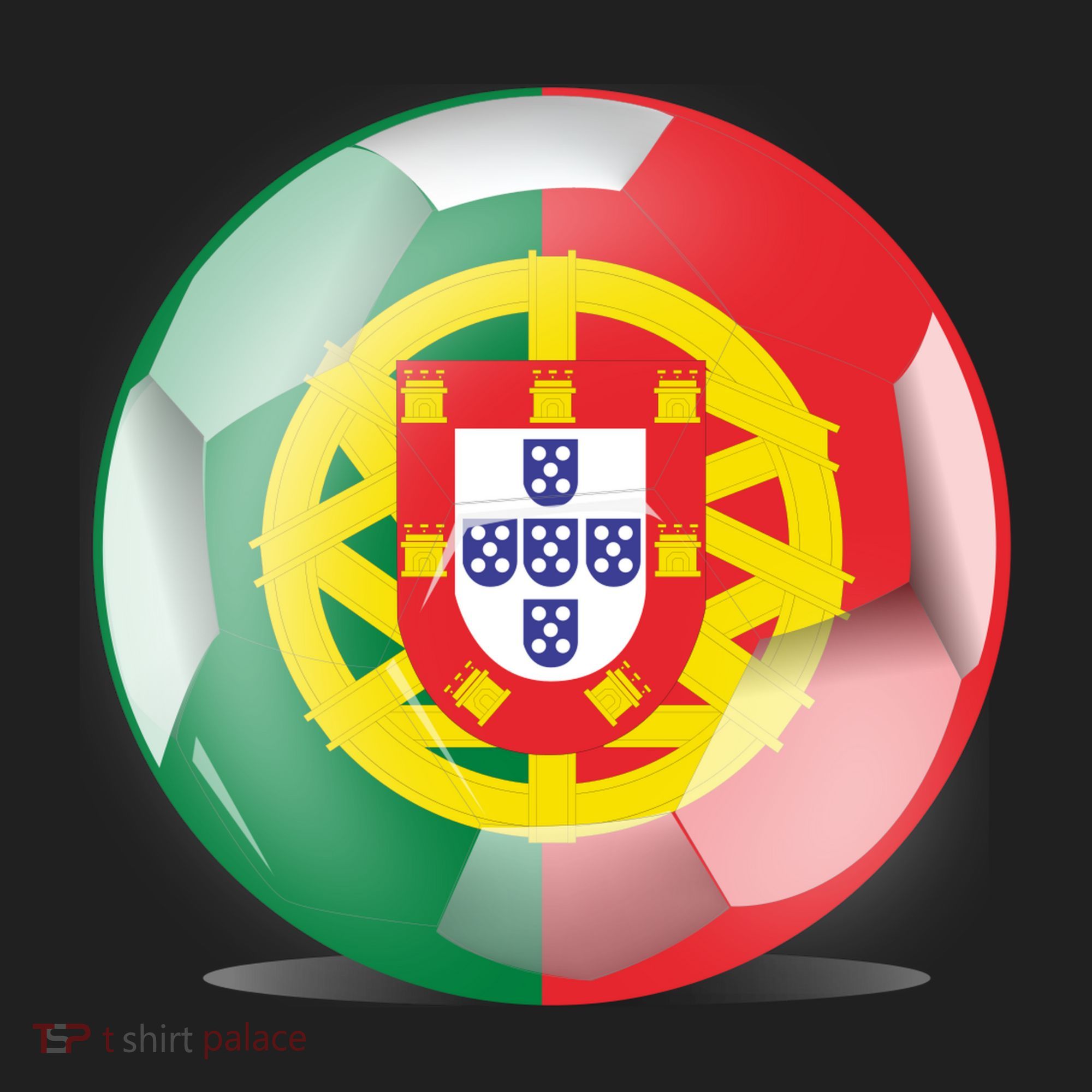 Soccer Ball Country Flag Portugal Hat