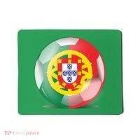Soccer Ball Country Flag Portugal Mousepad thumb 0