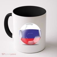 Soccer Ball Country Flag Russia Coffee Mug thumb 0