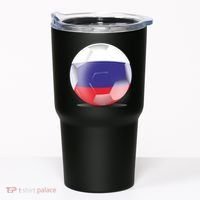 Soccer Ball Country Flag Russia Tumbler thumb 0
