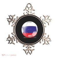 Soccer Ball Country Flag Russia Ornament thumb 0