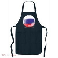Soccer Ball Country Flag Russia Apron thumb 0