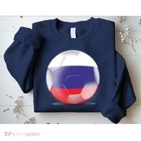 Soccer Ball Country Flag Russia Sweatshirt thumb 2