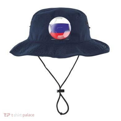 Soccer Ball Country Flag Russia Bucket Hat