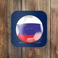 Soccer Ball Country Flag Russia Coaster thumb 0