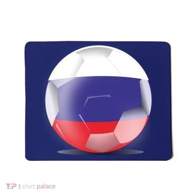 Soccer Ball Country Flag Russia Mousepad
