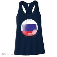 Soccer Ball Country Flag Russia Women's Tank Top thumb 0