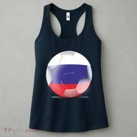 Soccer Ball Country Flag Russia Women's Tank Top thumb 3