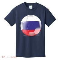 Soccer Ball Country Flag Russia Kids T-Shirt thumb 0