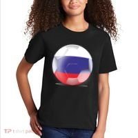 Soccer Ball Country Flag Russia Kids T-Shirt thumb 2
