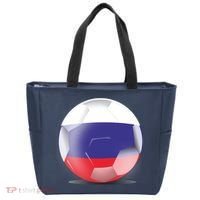 Soccer Ball Country Flag Russia Tote Bag thumb 0