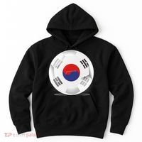 Soccer Ball Country Flag South Korea Hoodie thumb 0