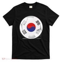 Soccer Ball Country Flag South Korea T-Shirt thumb 0