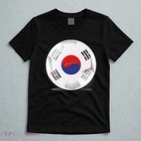 Soccer Ball Country Flag South Korea T-Shirt thumb 5