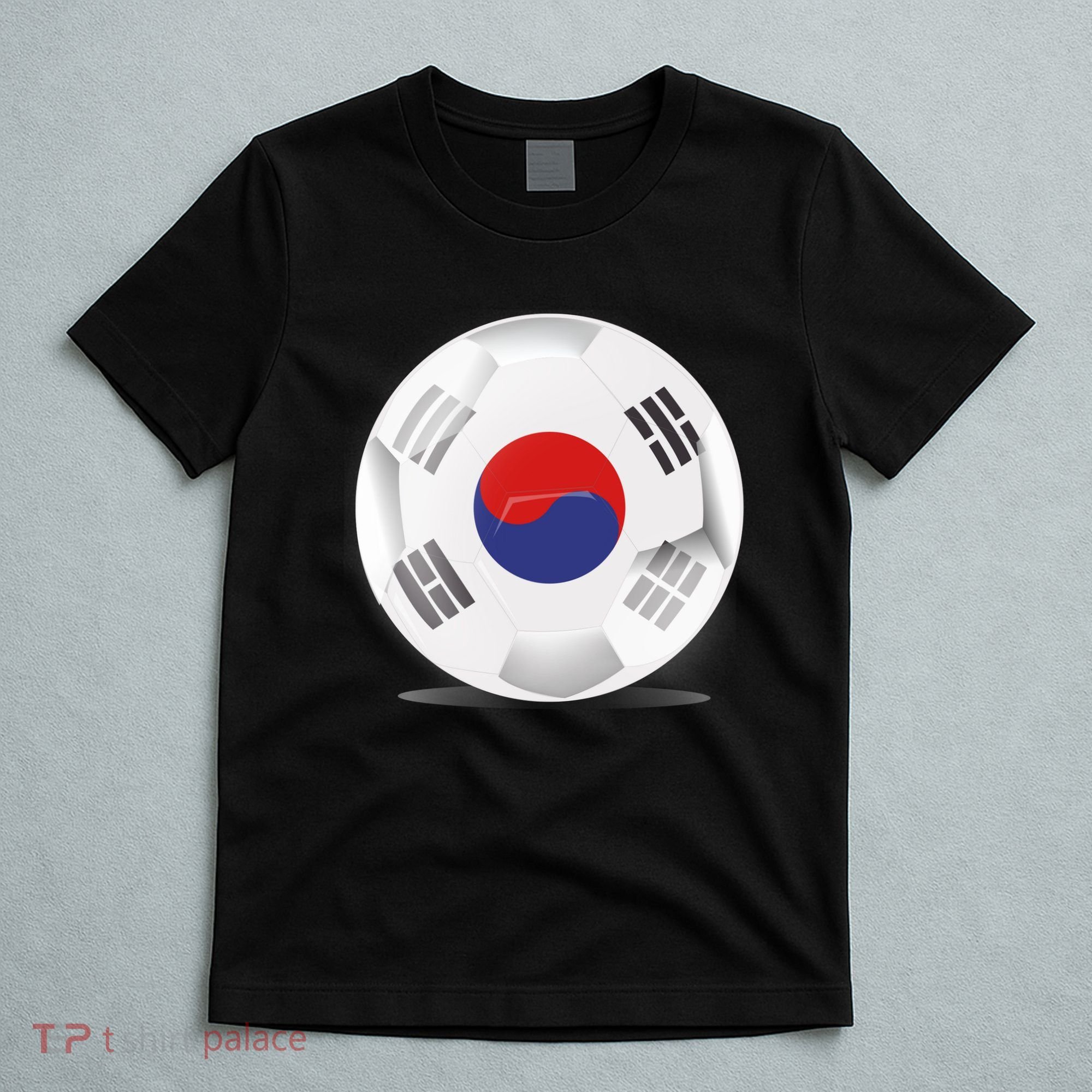 Soccer Ball Country Flag South Korea T-Shirt