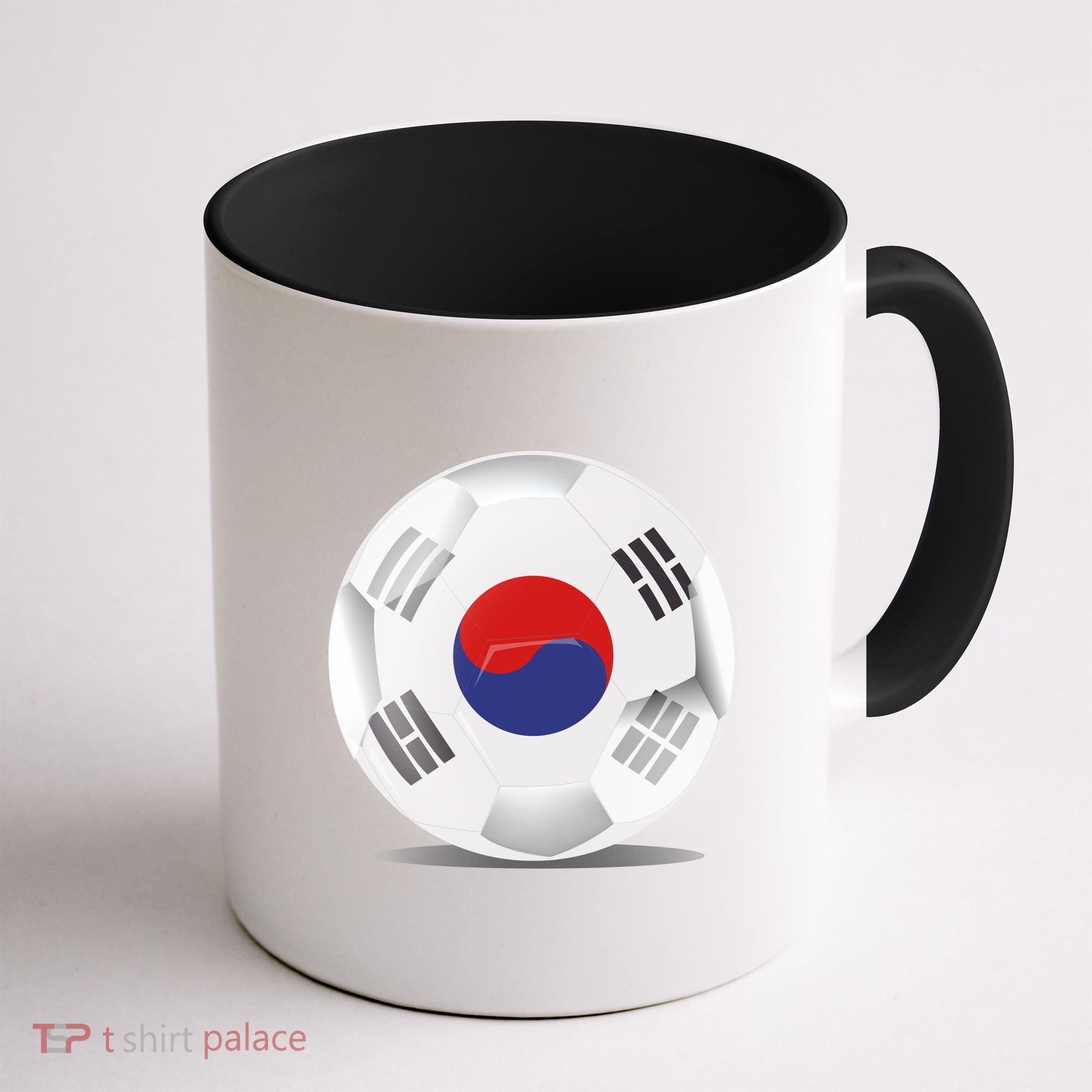 Soccer Ball Country Flag South Korea Coffee Mug
