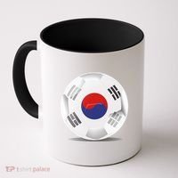 Soccer Ball Country Flag South Korea Coffee Mug thumb 0