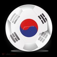 Soccer Ball Country Flag South Korea Coffee Mug thumb 5