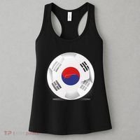Soccer Ball Country Flag South Korea Women's Tank Top thumb 3