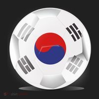 Soccer Ball Country Flag South Korea Hat thumb 2
